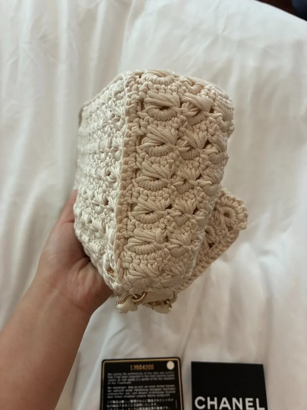 Chanel 2010 Runway Farm Limited Edition Crochet Bag